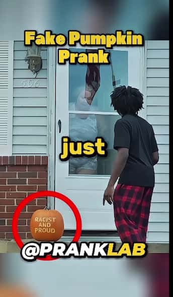 Cover for Funny fake pumpkin prank!!😂🤣
