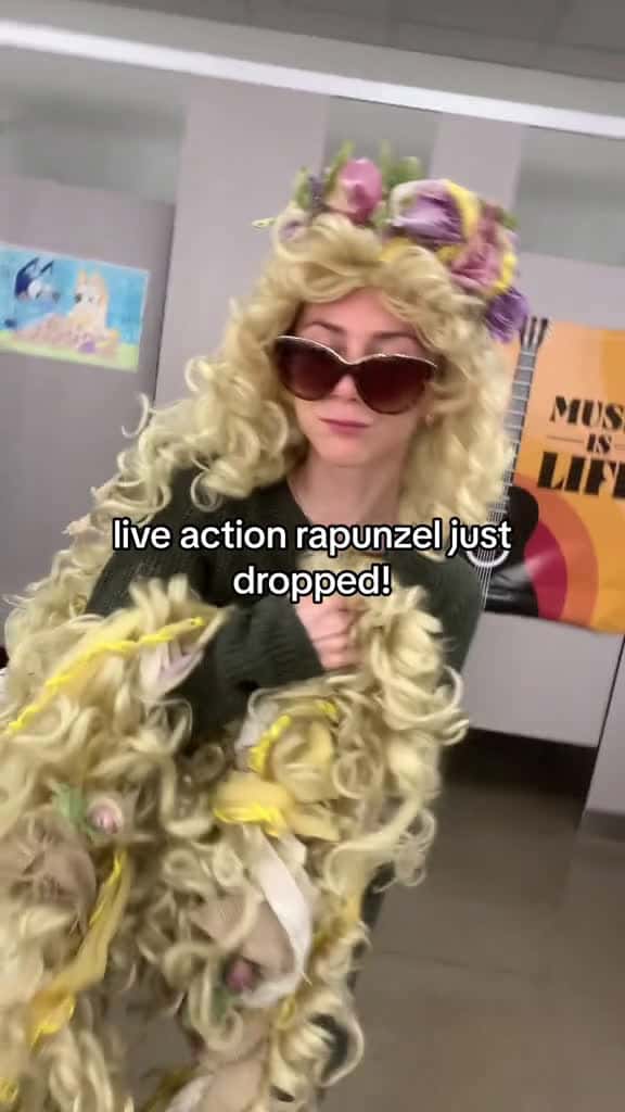 Cover for literally her fyp intothewoods rapunzel rapunzeliveaction intothewoodsmusical nehstheater 06126 #trending