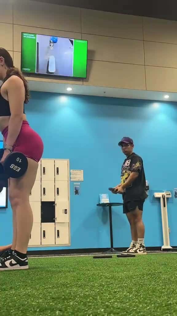Cover for No caption needed 🚔🚨Gymbaddie caught me fypシ #gym 