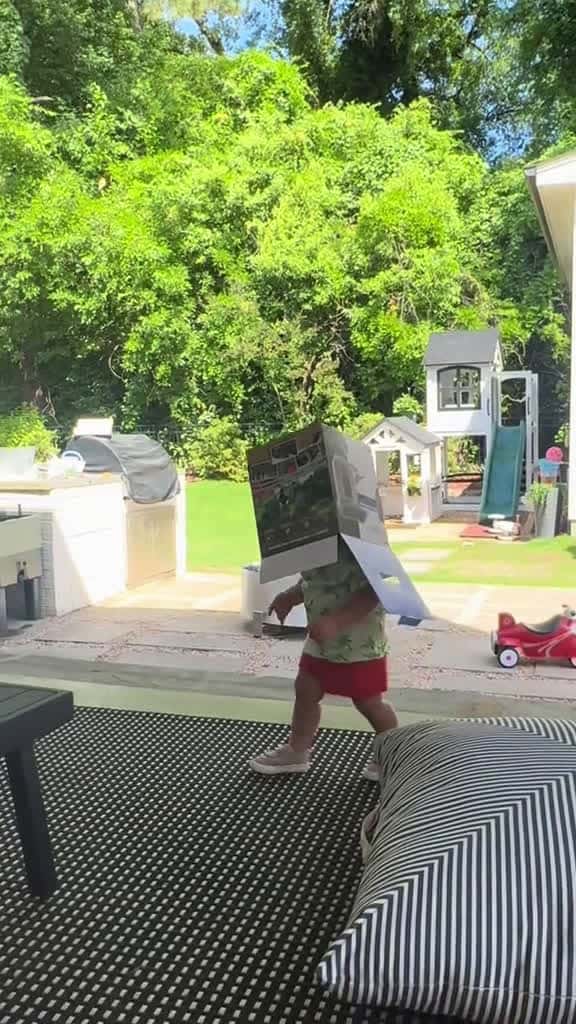 Cover for When you have all the toys bikes water tables play houses but this is his toy of choice 44395 #trending