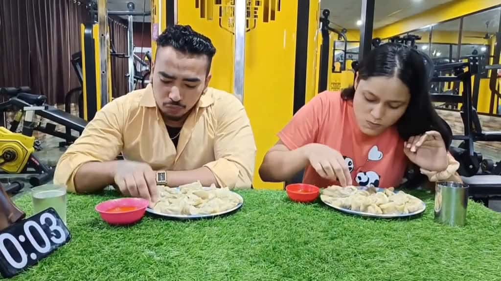 Cover for Chicken Momos challenge chickenmomo chickenfood foodtiktok comer comendo desafioc 33638 #american