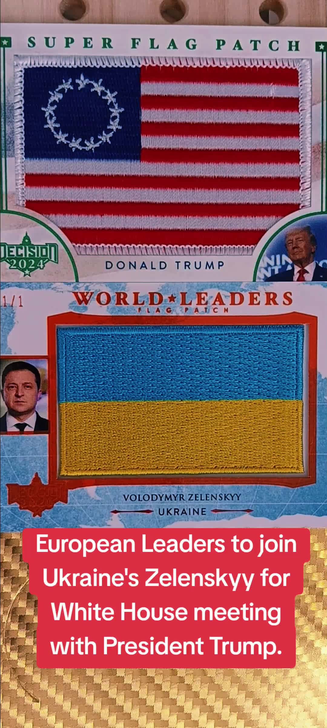 Cover for " European Leaders to join Zelenskyy For a meeting at White House with President Trump"