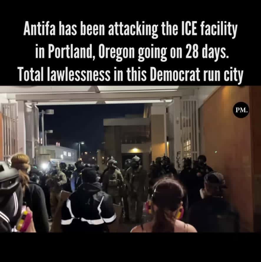 Cover for Antifa has been attacking an ICE facility for 28 days. (Part 4)