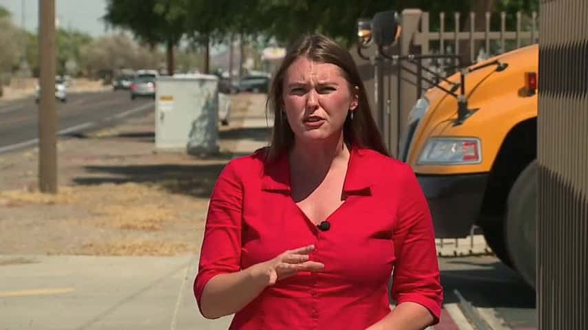 Cover for Phoenix school district responds to immigration concerns near campus