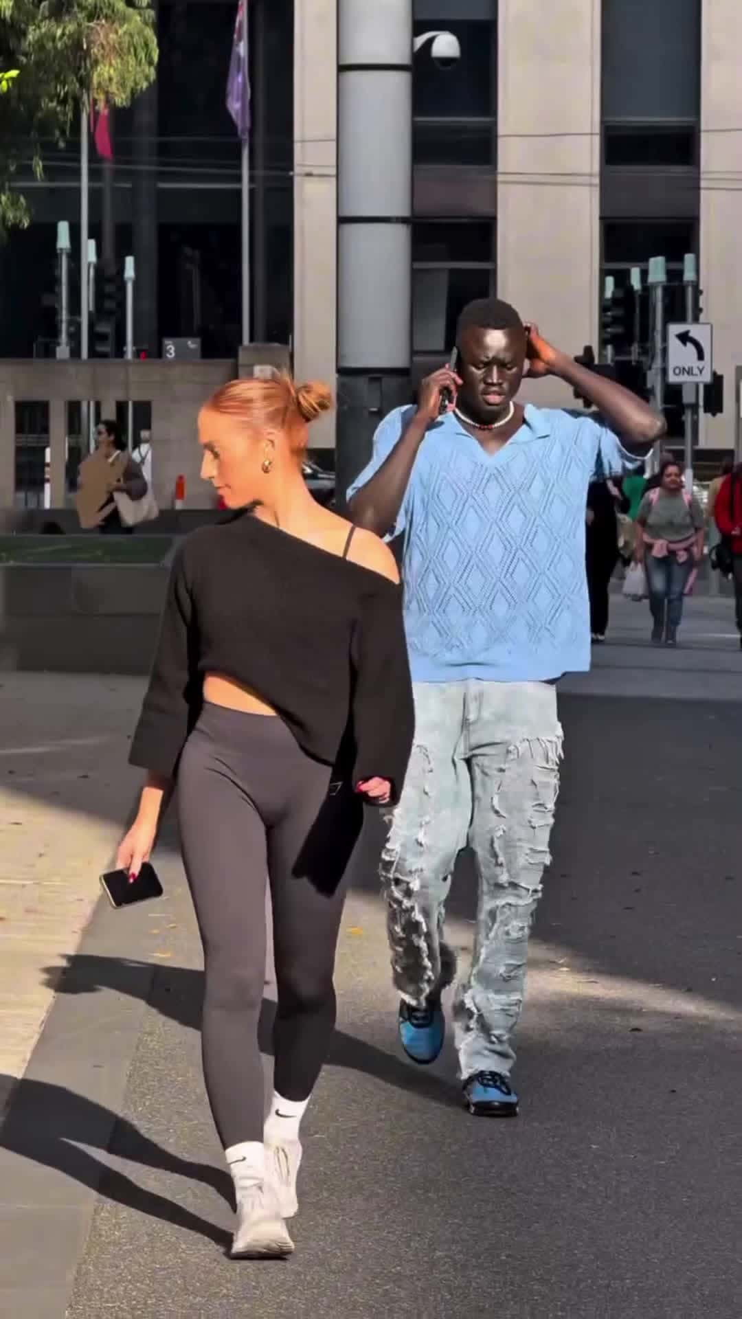 Cover for She thought I was talking to her 😂 #viral #reels #explore #fyp #caughtoncamera 