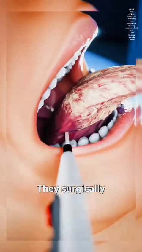Cover for They Built A Tongue From Her Arm Muscle 😮 #scoopz #viral 