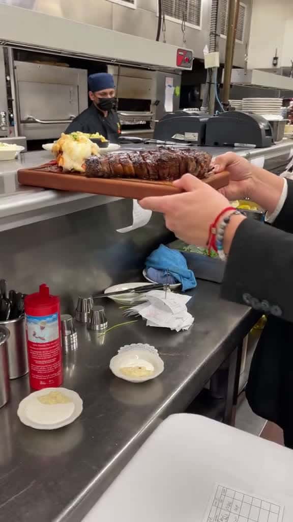 Cover for Ship and Shore is an excellent choice goldensteer lobster steak foodontiktok 54030 #shortvideosscoopz
