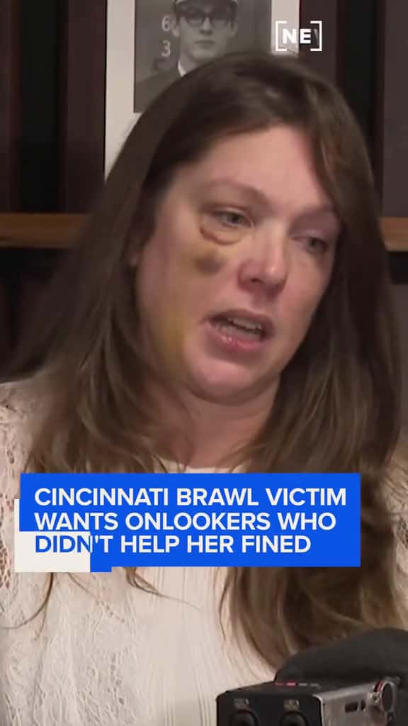Cover for A woman who was knocked out in the Cincinnati brawl in late July spoke out about her ordeal at a news conference alongside Sen. Bernie Moreno, R-Ohio. “I truly hope that, in the future, there's some sort of bill where someone h...