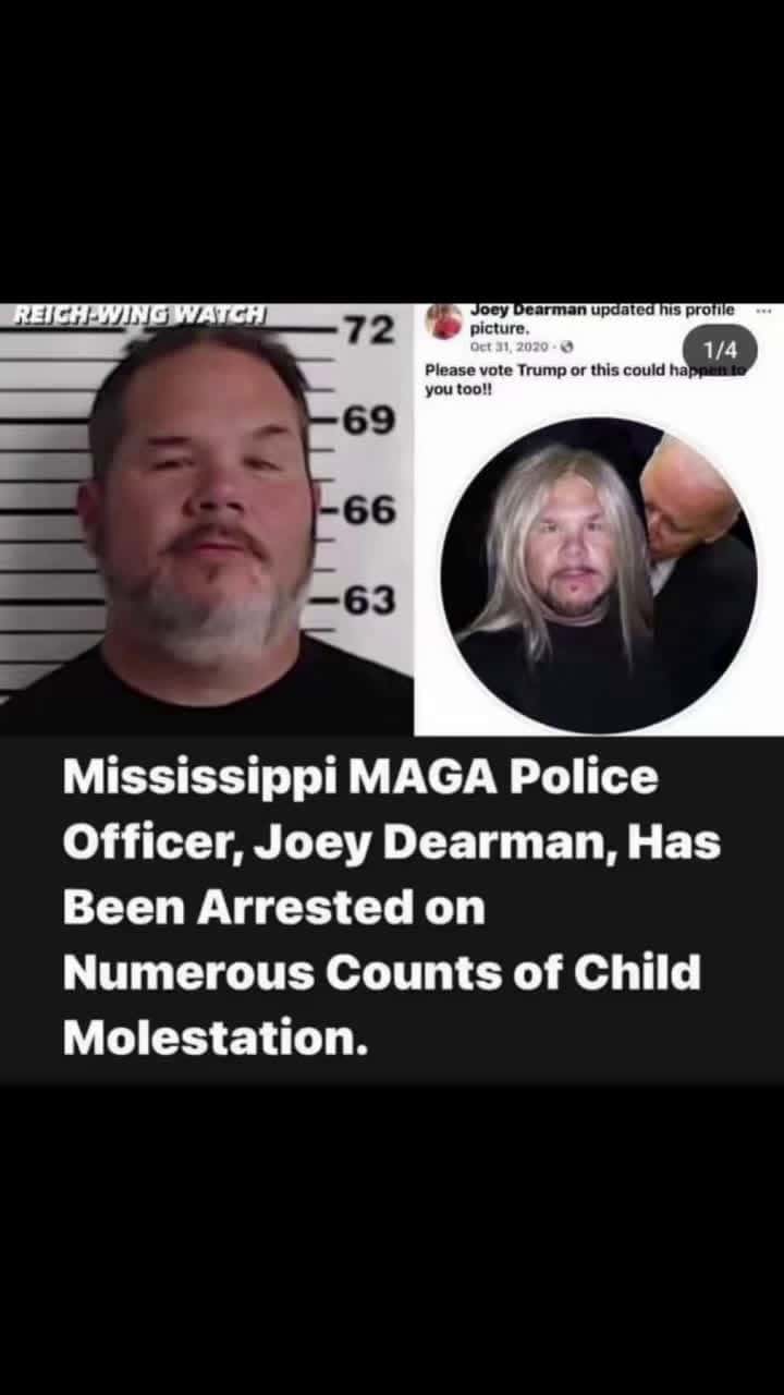 Cover for Oh my not a trans person not an immigrant, but a homegrown Maga police officer. Again, I ask is anyone surprised?