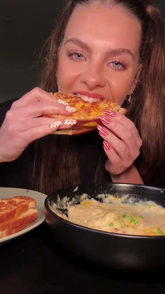 Cover for COMFORT MEAL MUKBANG  comfortmeal steakgrilledcheese potatosoup crunchymukbang cr 71403 #us
