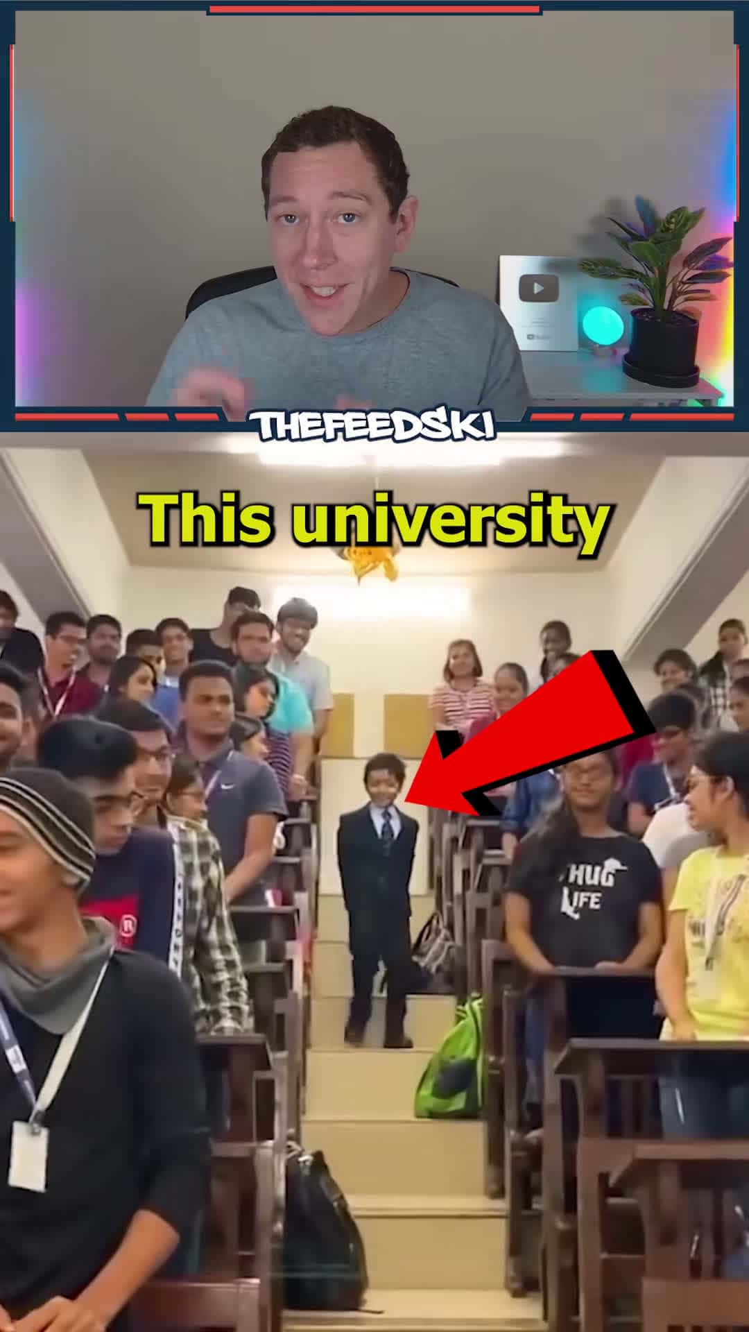 Cover for The 7-year-old University professor!