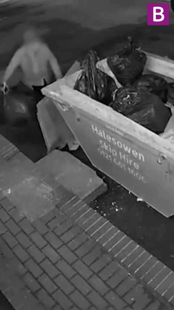Cover for A beauty salon owner has said this is not the answer after a man was caught on CCTV dumpin 70742 #trend