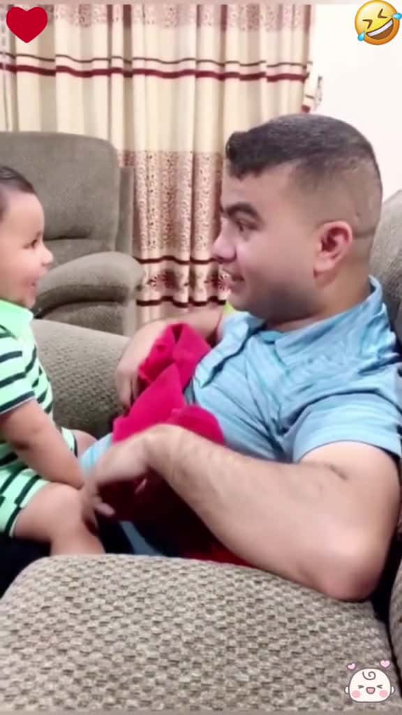 Cover for When babies see their dad without bear for the first time 🤣🤣#babies #dad #shavedbeard #funny #funnyvideos #lol #fyp #usa #baby 