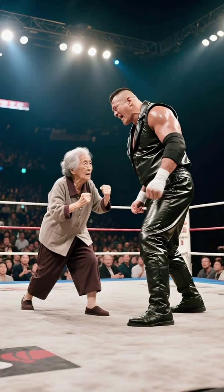 Cover for AI-generated: This grandma is an absolute legend in the wrestling world! #KungFu #Fighting #ai #Funny