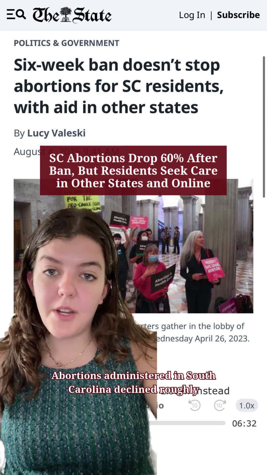 Cover for SC Abortions Drop 60% After Ban, But Residents Seek Care in Other States and Online