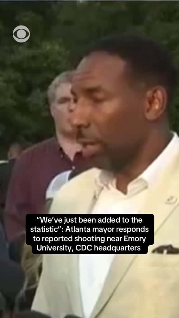 Cover for "Those individuals with high-powered weapons that are angry when they choose to use those weapons in a way that harms multiple people — we have to put an end to that in our society." Atlanta Mayor Andre Dickens says Atlanta has...
