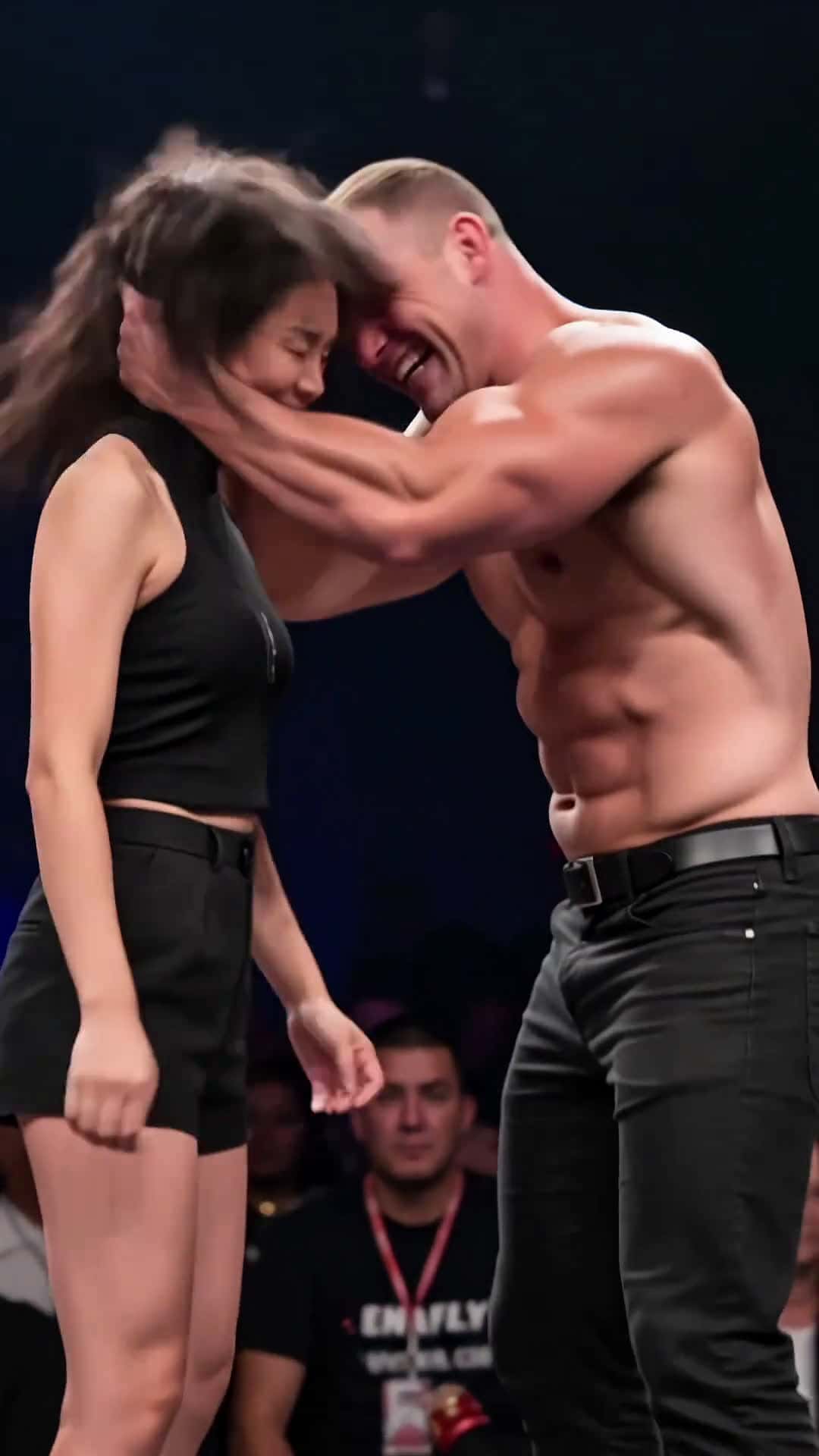 Cover for AIFight: Beauty controls anger, lands knockout blow! #FemaleFighter#CombatTraining#FightHighlights#AIcontent