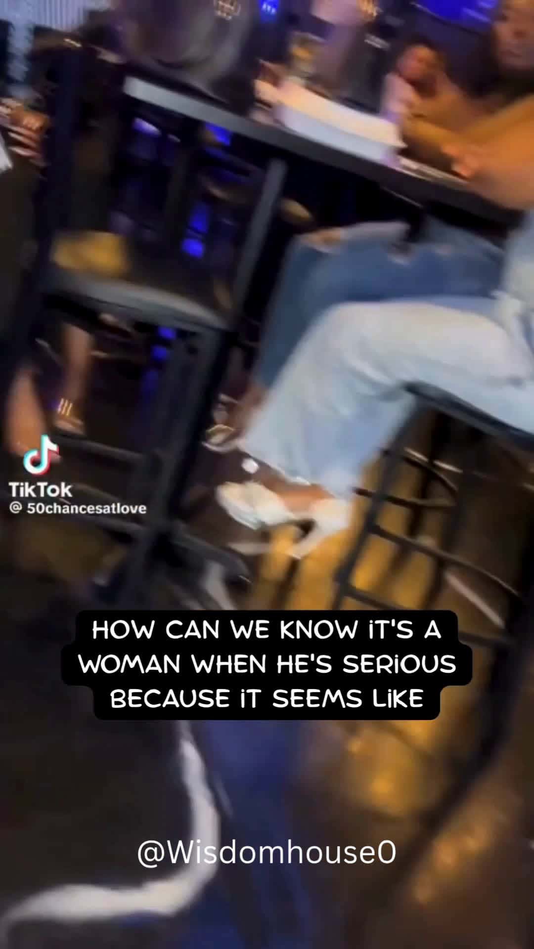 Cover for Is He Right ? 🤔 #foryou #bar #club #relationship #dating #women #relatable #facts #unpopularopinion #blackmen #debate #hottake #explore #caughtoncamera #foryoupage 