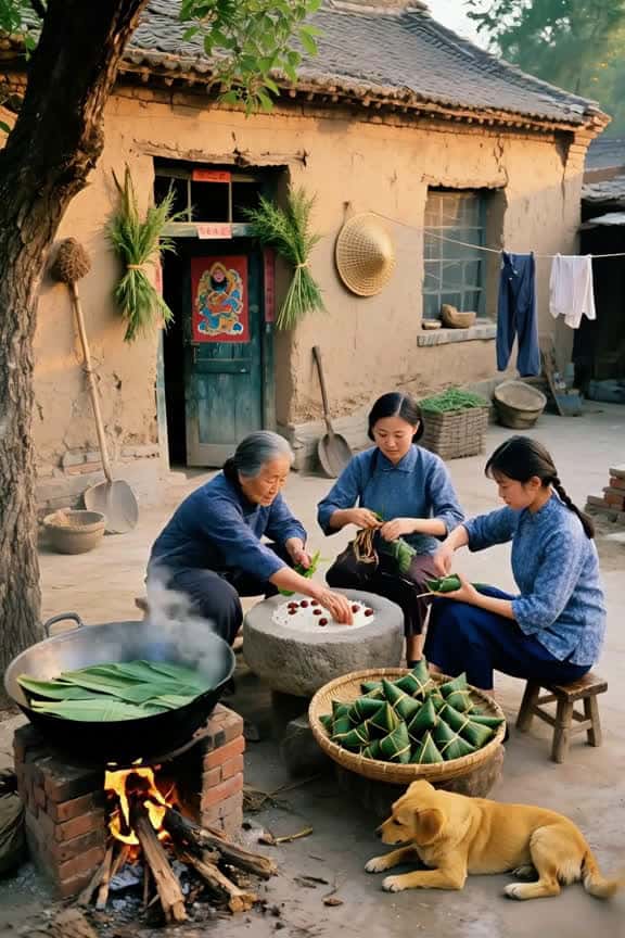 Cover for AI Dragon Boat Fun: Generational zongzi wrapping methods revealed #ZongziRecipe#AIvideo#HolidaySpirit#ChineseFestivals