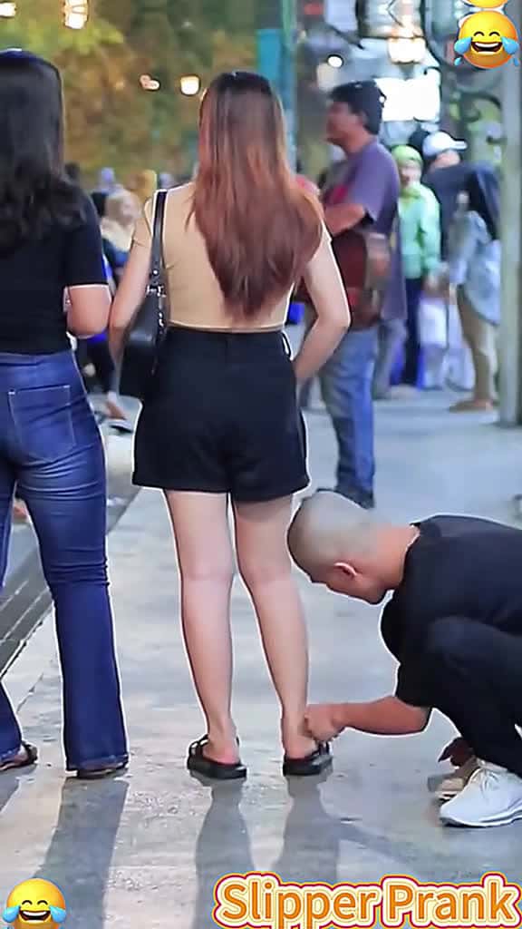 Cover for Switching slippers prank prank funny fyp tiktok 12222 #trendingscoopz