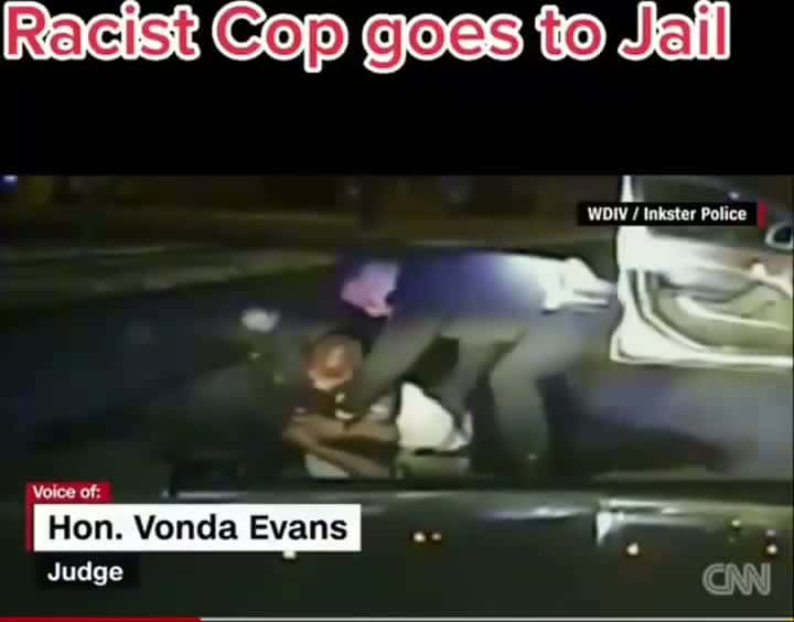 Cover for racist cop go to jail which I think about this talk to me