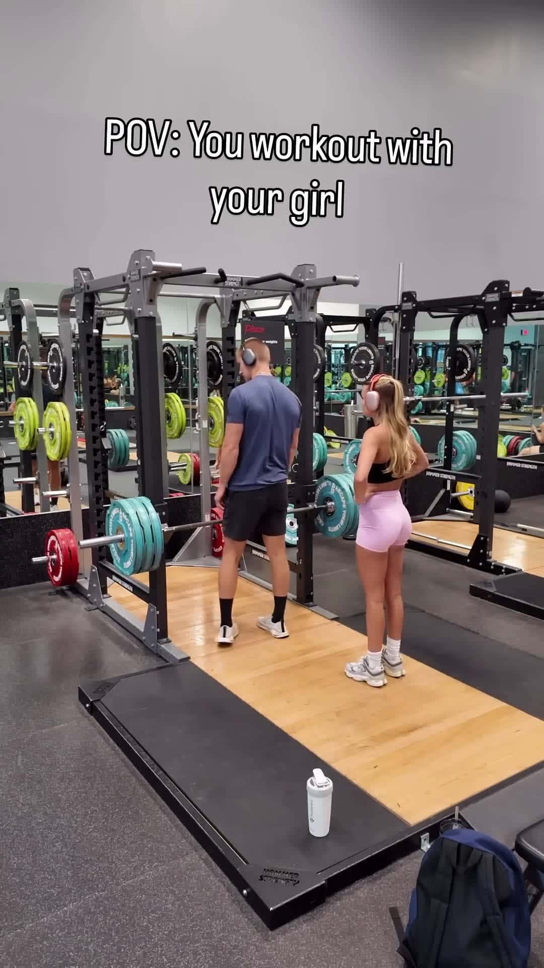 Cover for POV you workout with your girl.