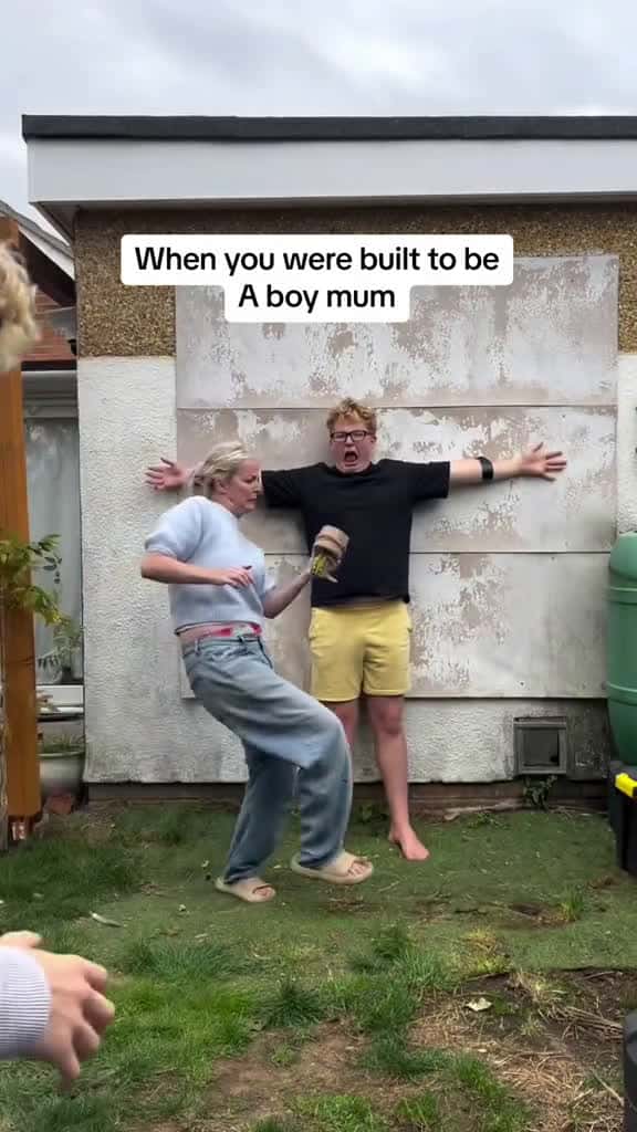 Cover for When you were built to be a boy mum  Saving lives and my house 1 day at a time. T 19297 #trend