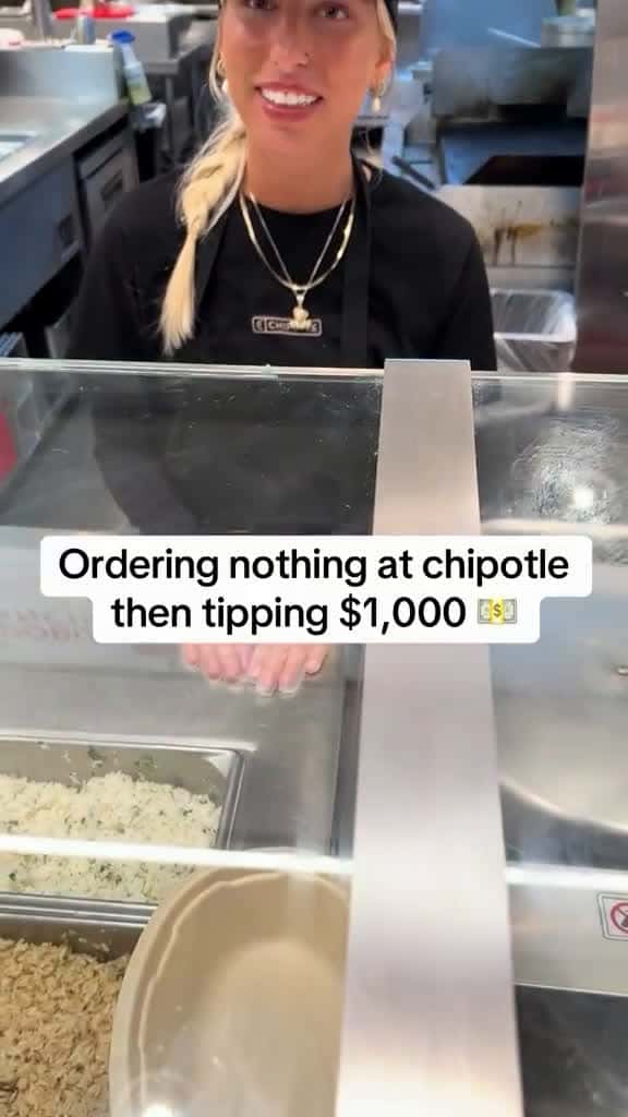 Cover for She was so excitedFollow人#chipotle