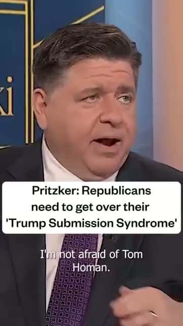 Cover for #CaughtOnCamera Pritzker: Republicans need to get over their 'Trump Submission Syndrome'