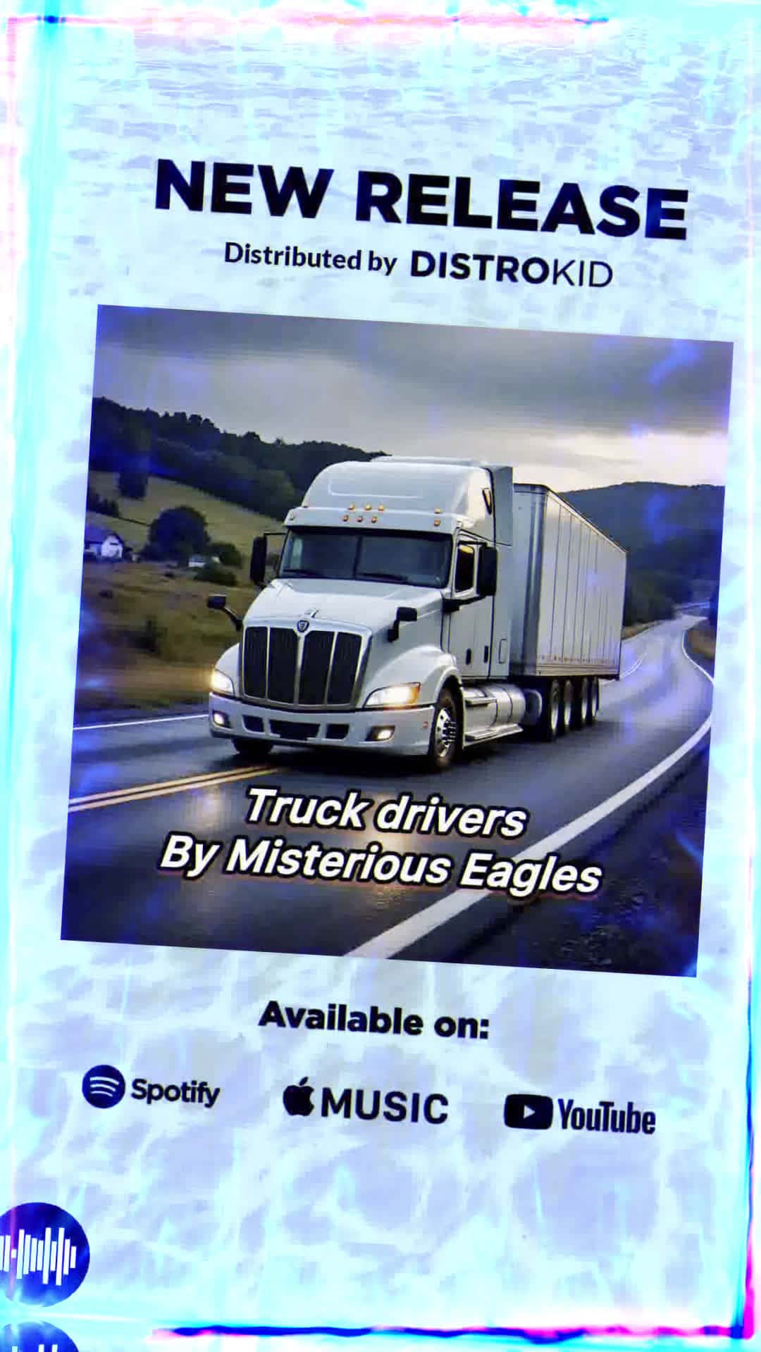Cover for Truck drivers by Misterious Eagles  #distrokid #fyp #facts #music