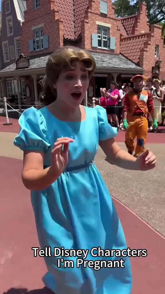 Cover for Tell Disney characters I m Pregnant disney disneyworld disneyland cute baby pregnant 20735 #american