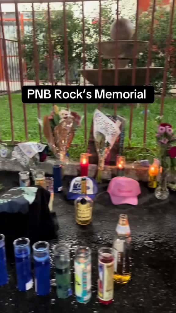 Cover for PNB Rock’s Memorial #pnbrock #pnb #memorial #grave #rip #fy #fyp