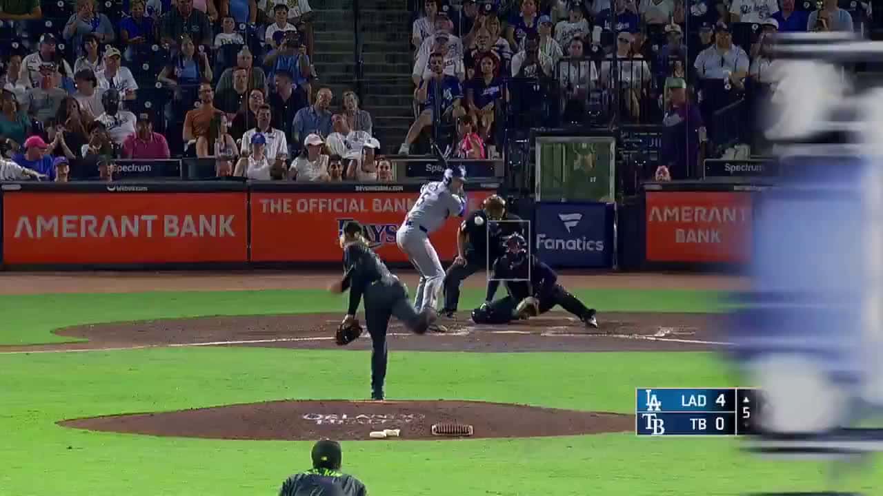 Cover for Freddie launches his 12th home run of the season! 🔥 #HomeRun #Baseball #Highlights