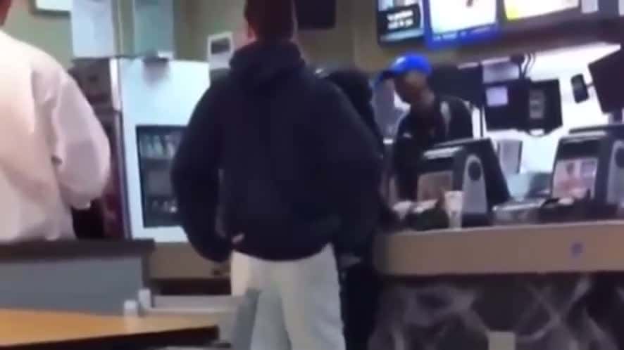 Cover for McDonald’s employee gives them the mcazzwhooping!!! #fight #fights #fightcam #caughtoncamera#firstvideochallenge #news #fyp #foryou #foryoupage