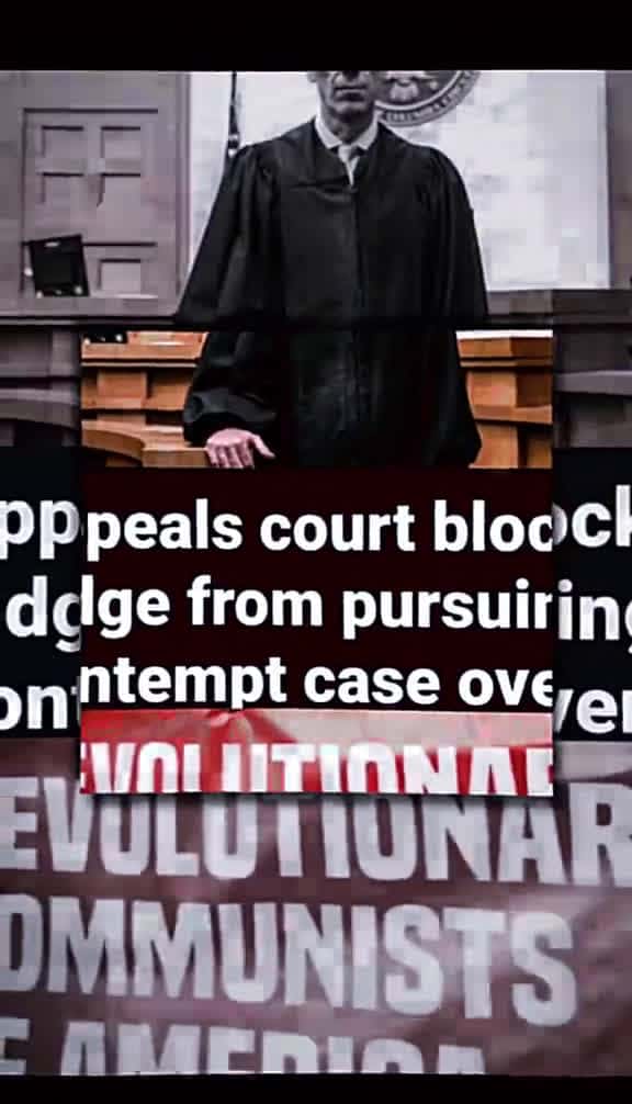 Cover for DC Circuit blocks contempt proceedings against Trump officials in deportation flights case — a rare 2-1 split on judicial oversight ⚖️ #Justice #Courts #TrumpAdministration #Deportation #LegalNews