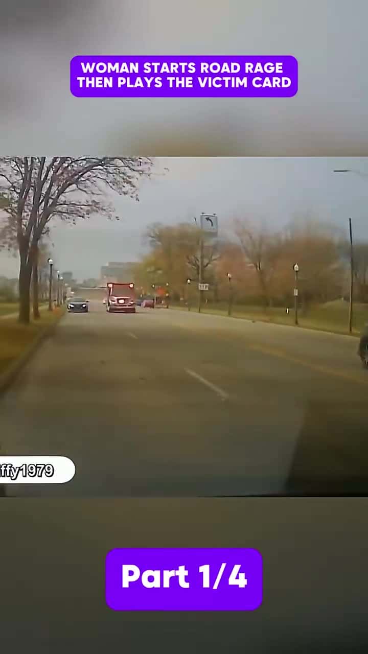 Cover for Witness an intense road rage moment turn into a surprising twist as the instigator claims to be the victim! 🚗😲 #RoadRage #DrivingDrama #CaughtOnCamera 