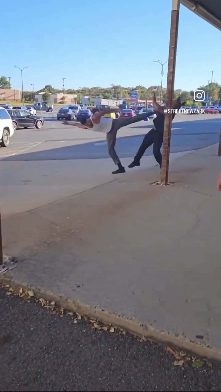Cover for Super kicked dude then proceeded to knock him out😭😭   #fight  #fyp  #scoopz  #funny