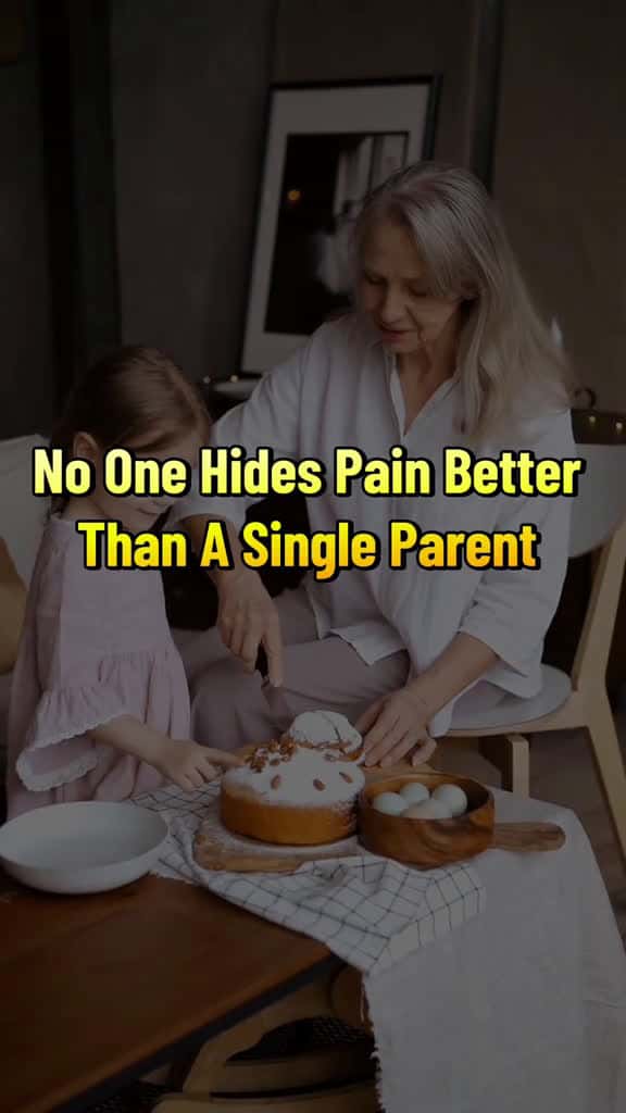 Cover for No One Hides Pain Better Than A Single Parent. motivationvideos motivationquotes relations 83806 #america