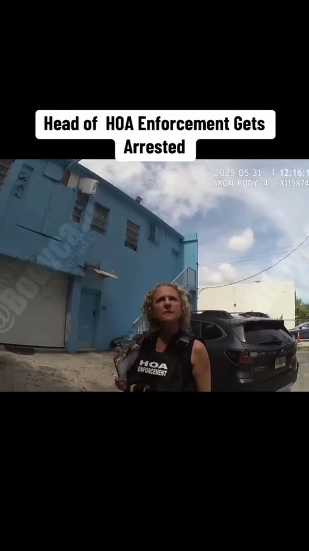 Cover for Head of HOA Enforcement Gets Arrested cops#scoopz#fyp