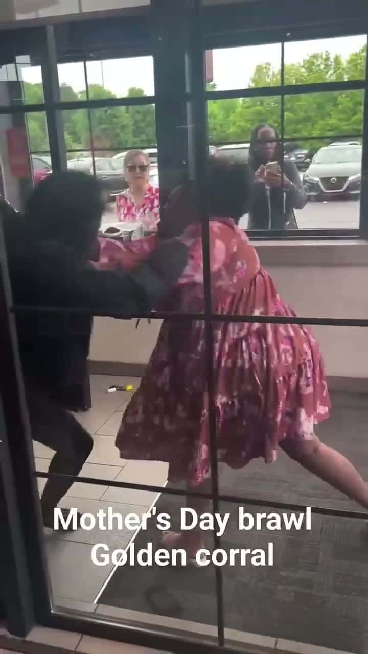 Cover for Granny steps in to break up fight at Golden Corral!  #fight#fights#xyzbca#foryou