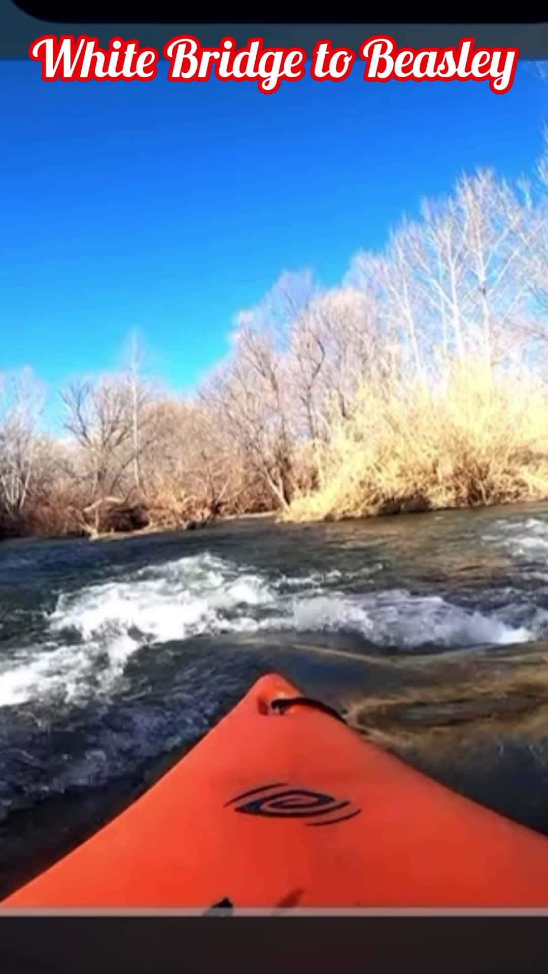 Cover for You can take The Verde River for 10 miles starting at White Bridge in Camp Verde. They consider this a novice section.  #Verde #Kayak