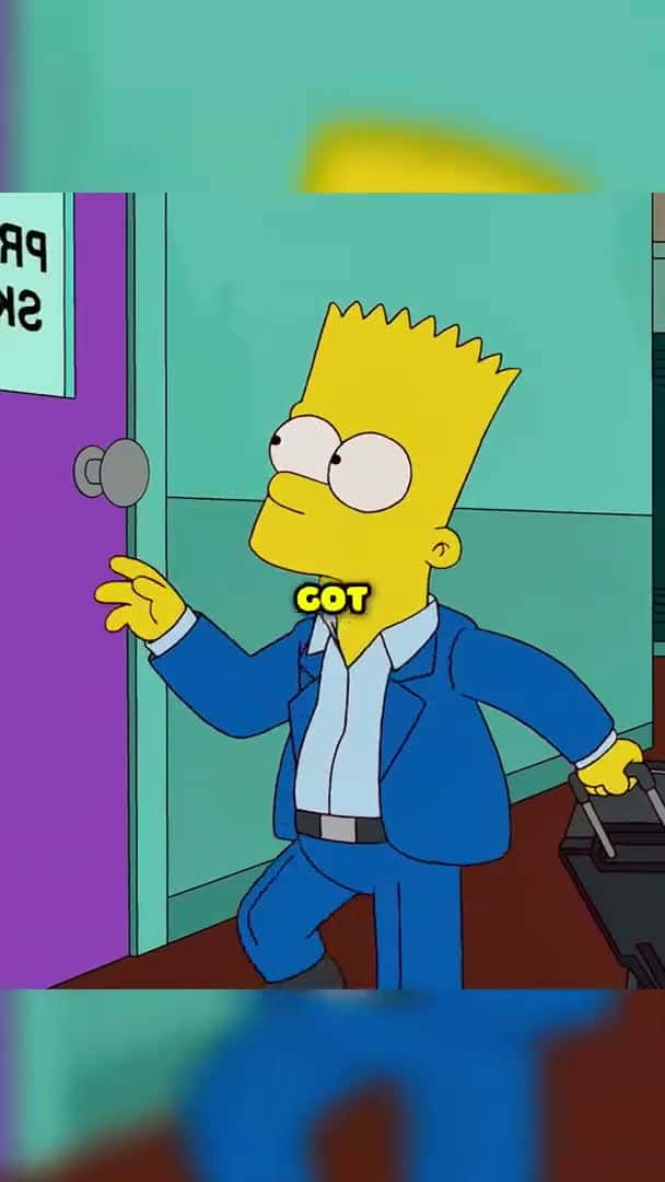 Cover for Bart became a professor 