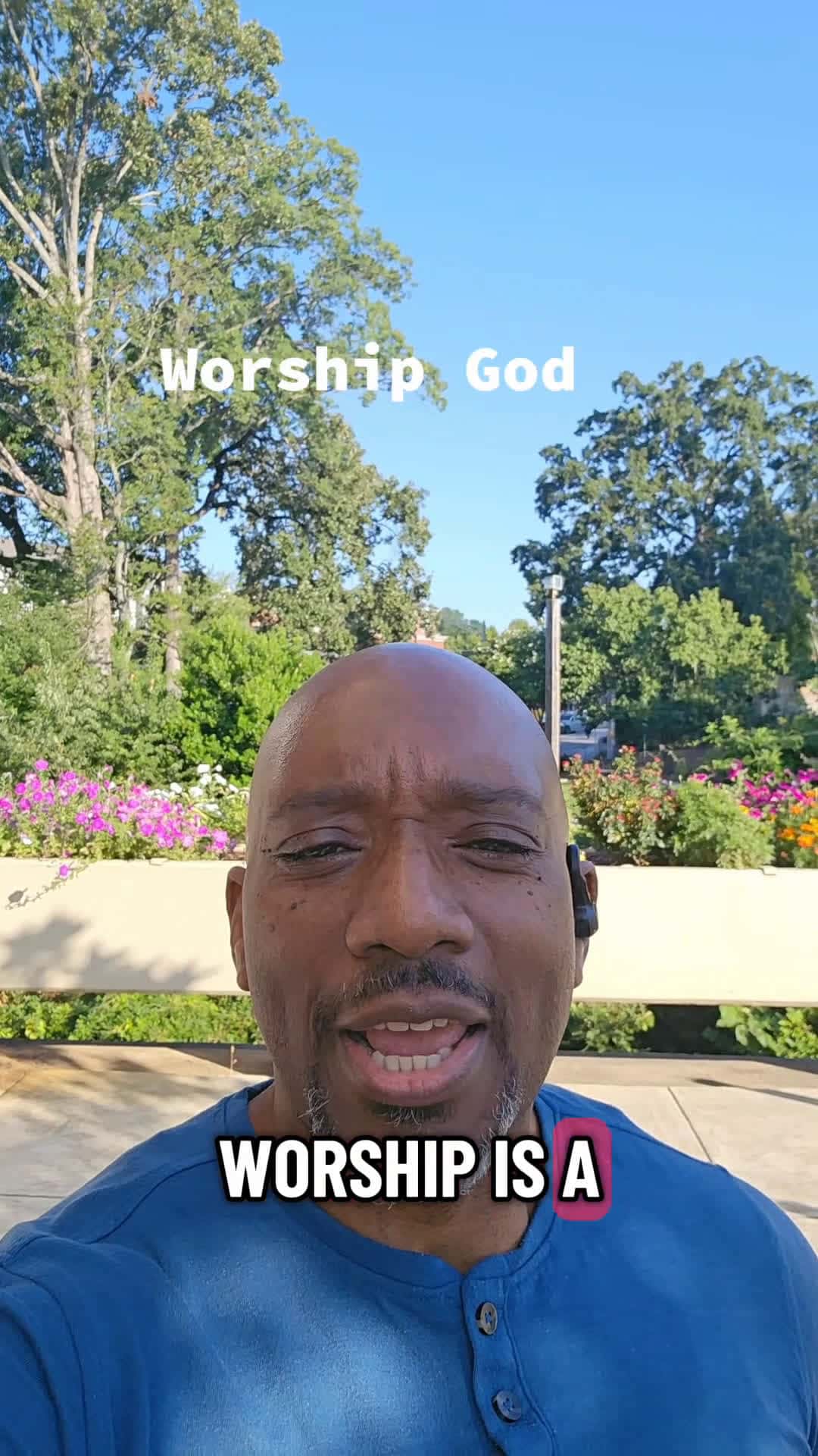 Cover for We worship God for who He is