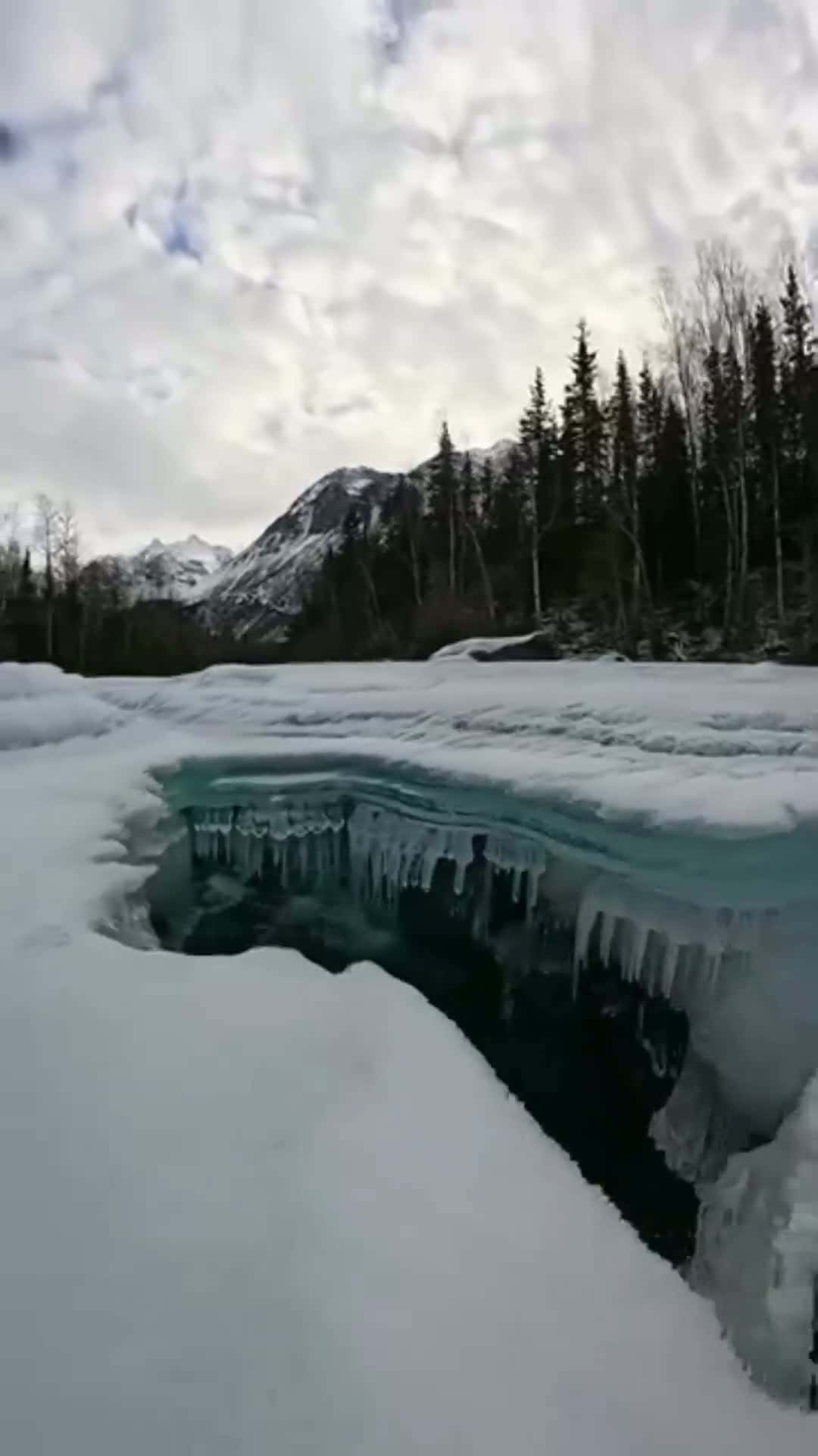 Cover for Under the iced river there's beauty  #scoopz  #firstvideochallenge  #spreadthelove 
