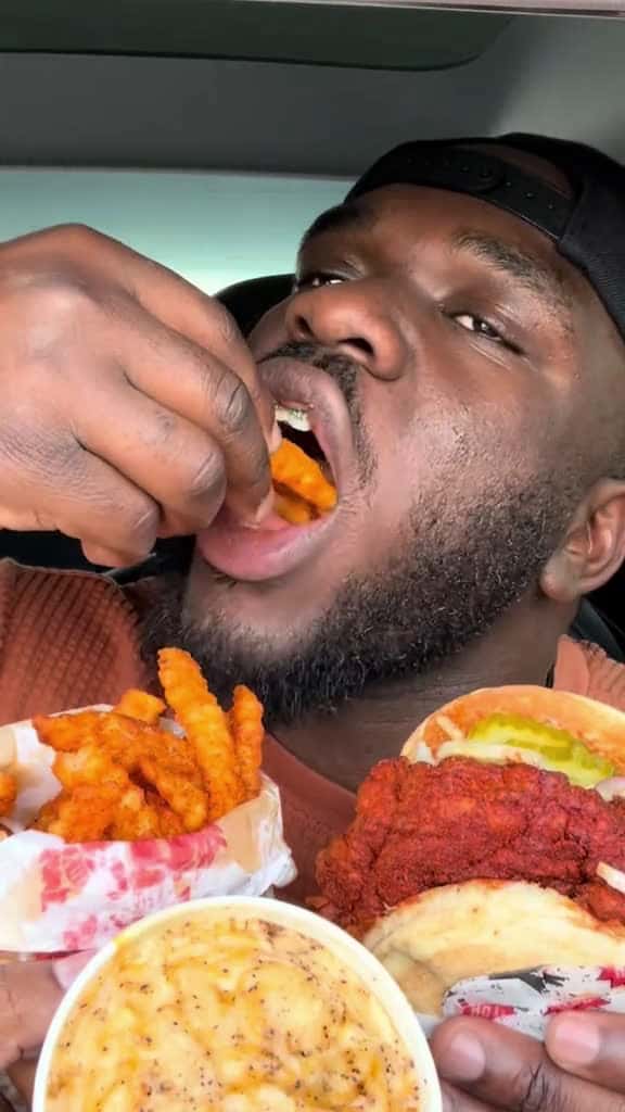 Cover for Howlin Rays ASMR asmr viral mukbang fyp fyp fypviral 46955 #shortvideosscoopz