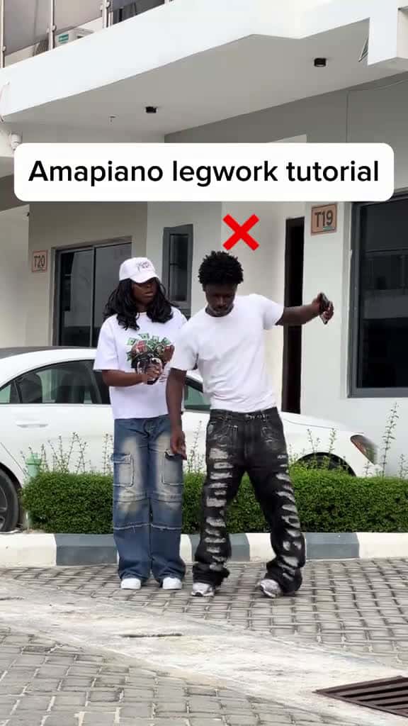 Cover for Amapiano legwork tutorial for beginners ajaissaxy dance dancetutorial viral tutor 47398 #trending