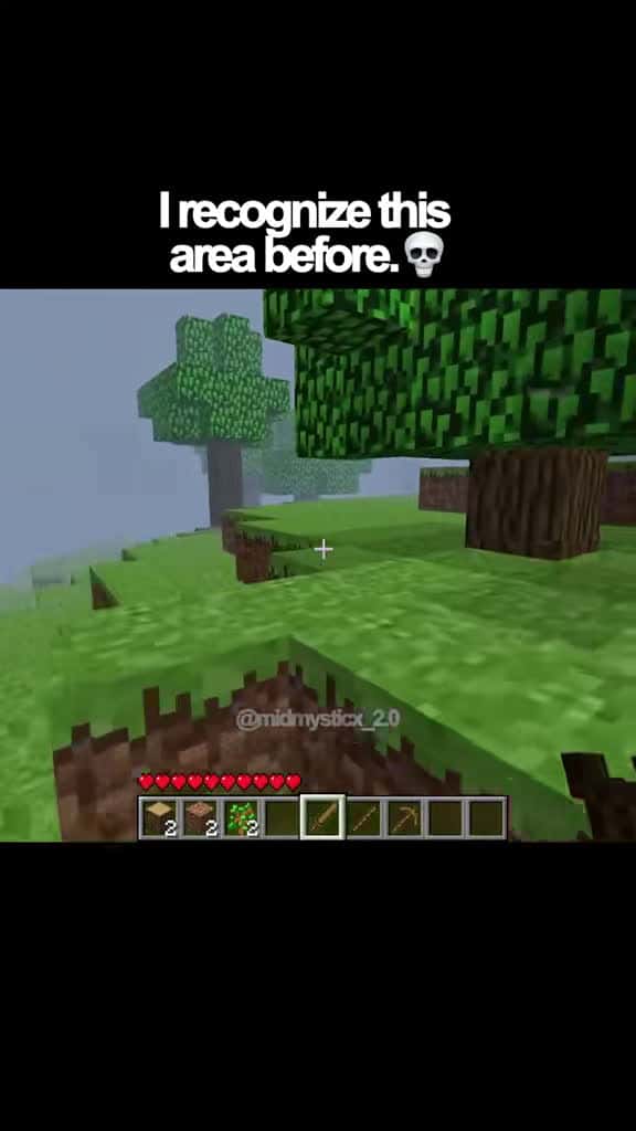 Cover for When you spot a familiar biome 😂 #Minecraft #Gaming #memes #Viral