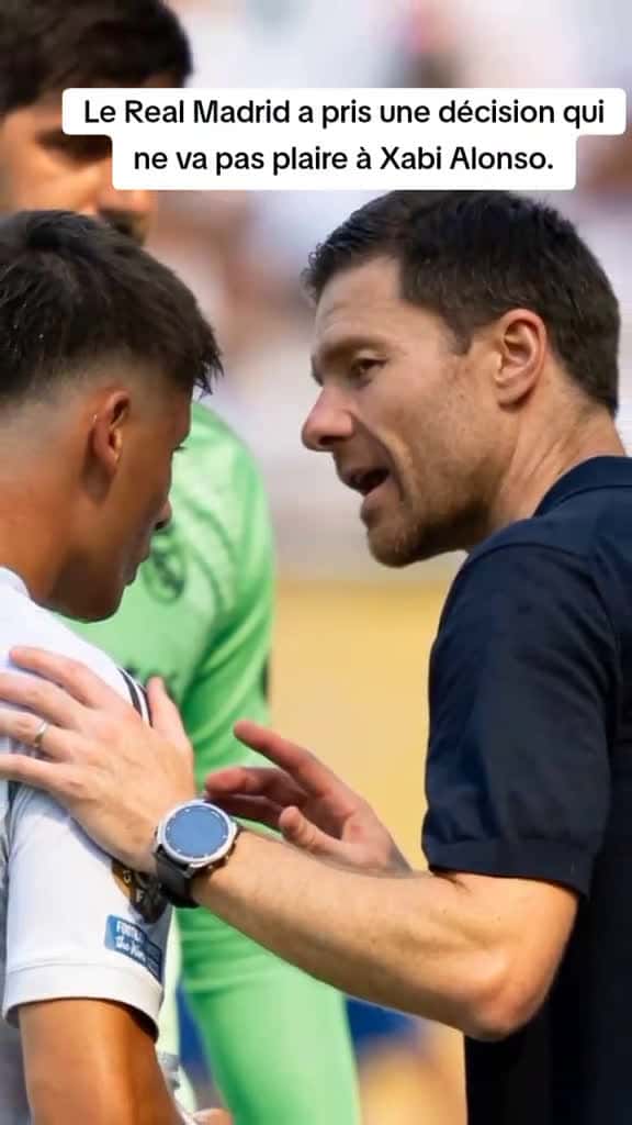 Cover for Le Real Madrid a pris une décision qui ne va pas plaire à Xabi Alonso. #Xavialonzo #Real #decision created by sports news with sports news’s son original