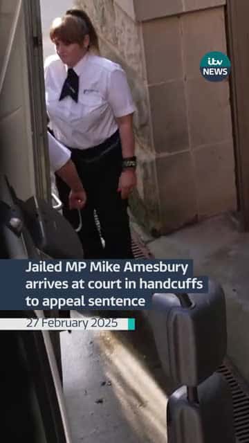 Cover for Jailed MP Mike Amesbury has returned to