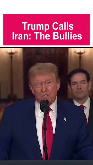 Cover for Trump Warns Iran： Make Peace Now